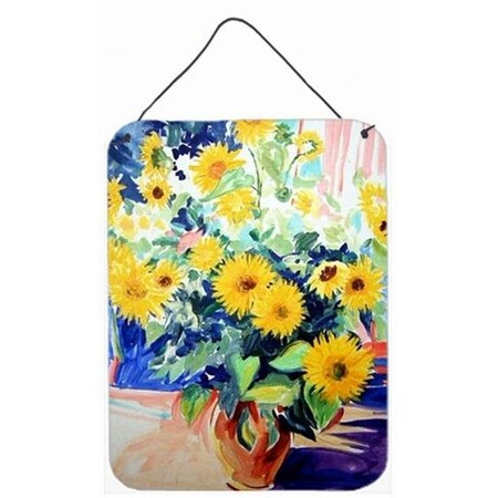 Carolines Treasures Carolines Treasures ARA0063DS1216 Sunflowers by Roy Avis Wall or Door Hanging Prints ARA0063DS1216